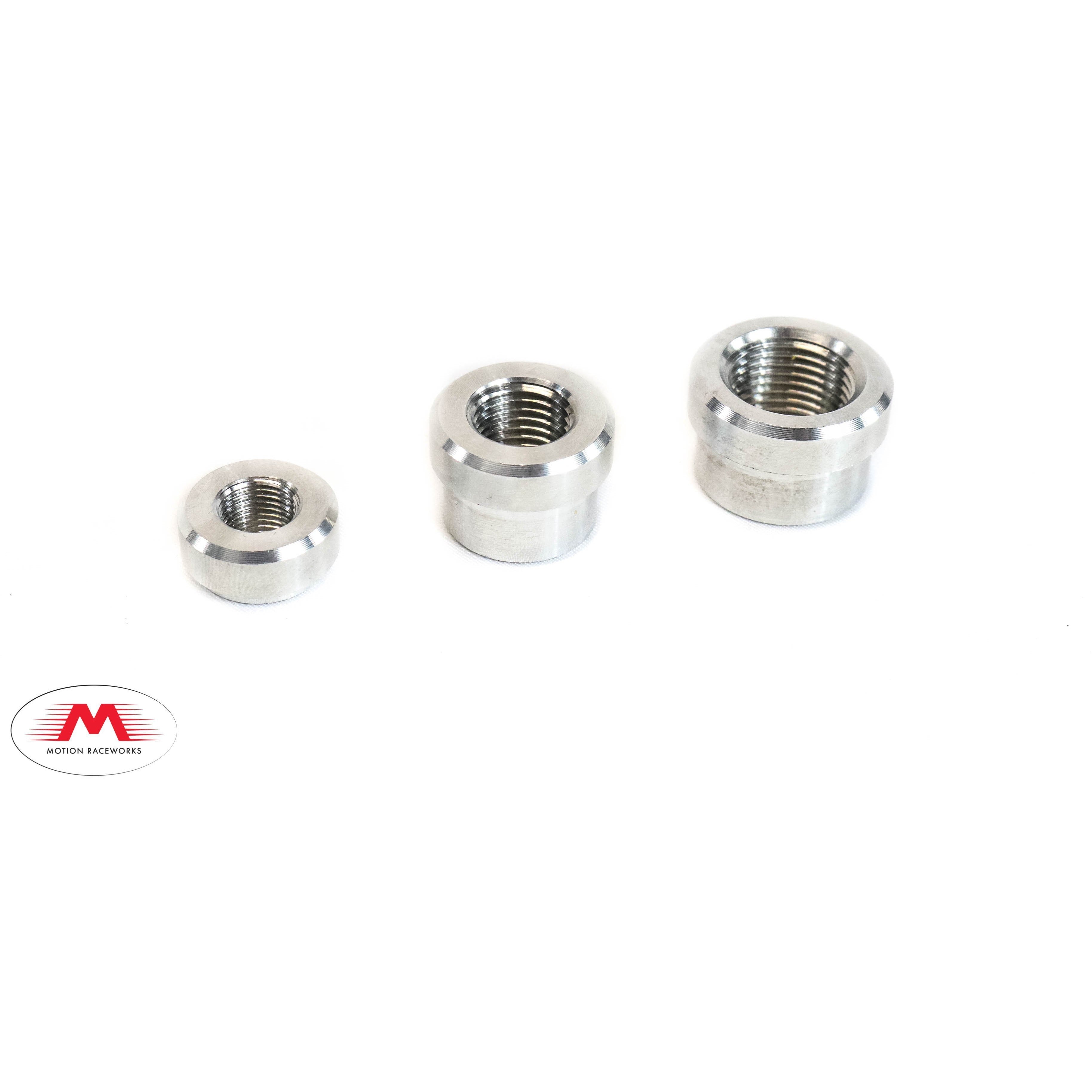 6061 Aluminum 1/8 NPT Weld Bung - High Strength Fitting for Fuel, Oil & Water Systems - Perfect for Automotive, Marine & Industrial Applications