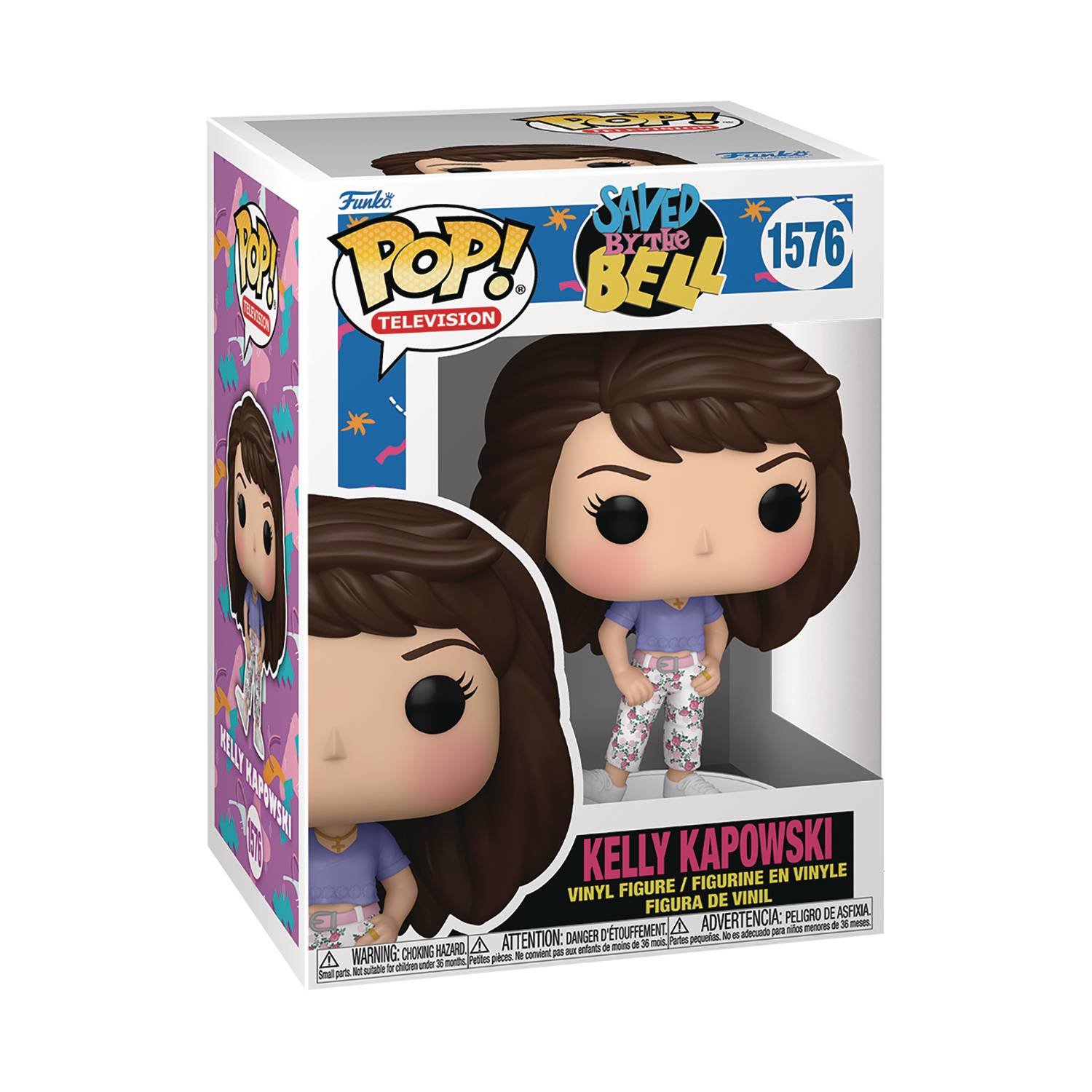 Saved by the Bell 30th Anniversary: Kelly Kapowski T-Shirt - Vintage 90s TV Show Merchandise for Fans - Perfect for Cosplay, Parties, and Nostalgic Gifts