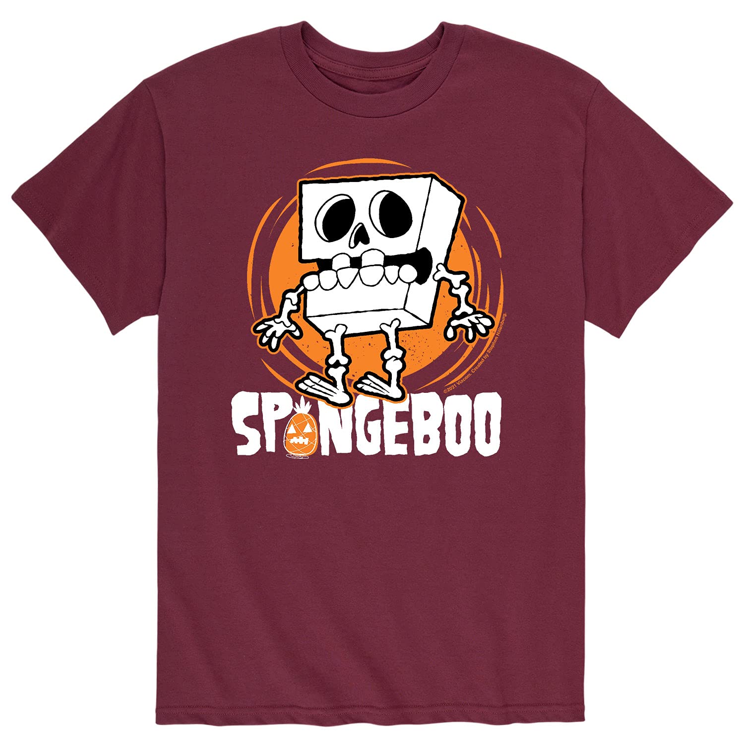 Spongebob Squarepants Graphic T-Shirt for Men | Soft Cotton Short Sleeve Tee | Casual Wear & Cartoon Fan Gift | Perfect for Everyday, Cosplay & Spongeboo Merch Collectors