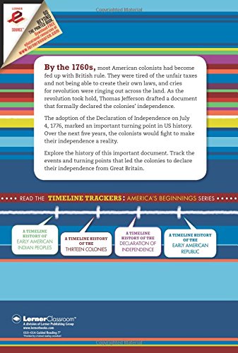 Timeline History of the Declaration of Independence - American Revolution Book | Perfect for US History Students, Teachers & Homeschooling | Explore America's Founding Documents