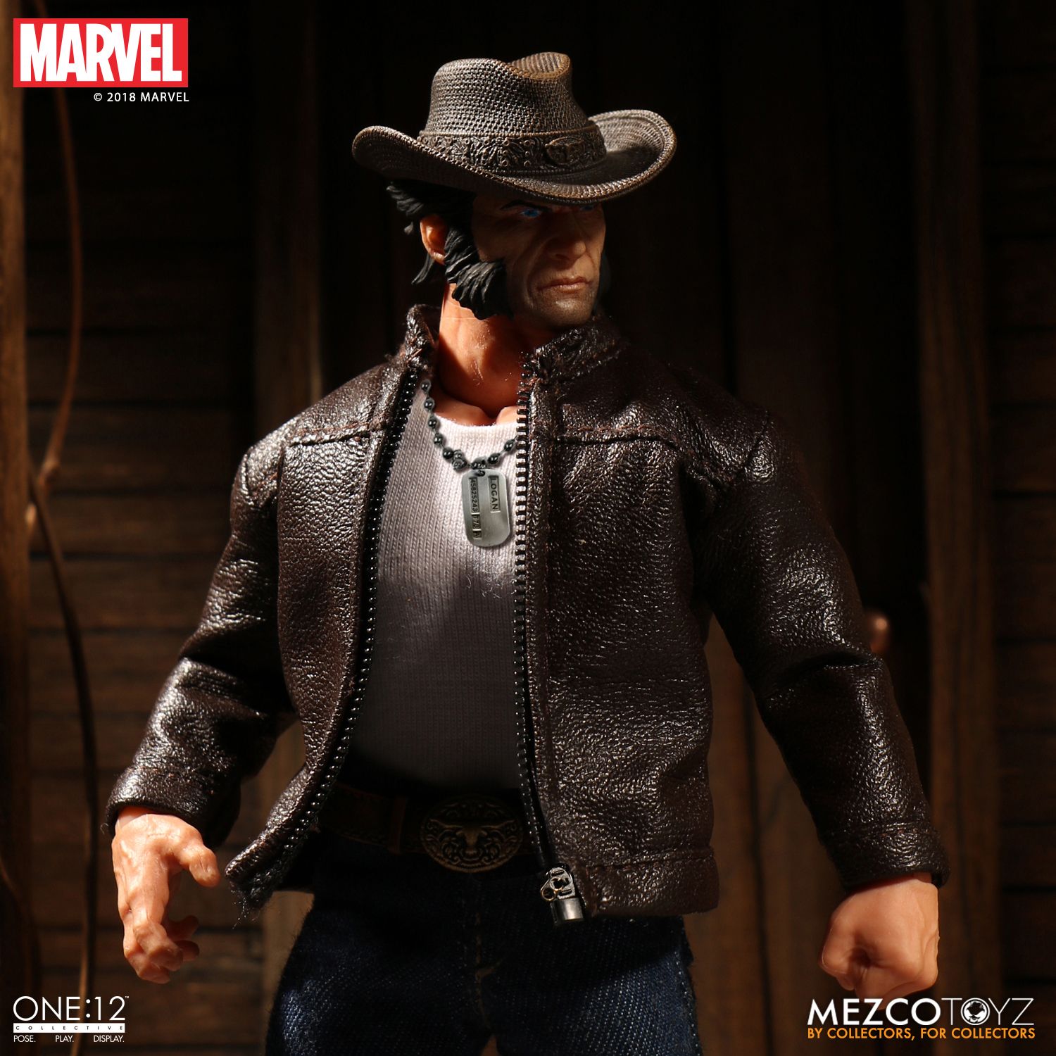 Mezco Toyz One:12 Collective Marvel Comics Logan Wolverine 1/12 Scale 6