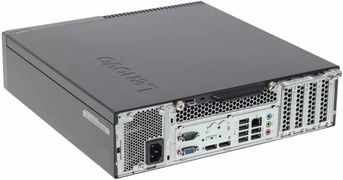 Lenovo ThinkCentre M800 SFF Desktop Computer with Intel Core i7-6700 3.4GHz, 32GB DDR4 RAM, 1TB SSD, WiFi, Bluetooth, DVD-RW, Wireless Keyboard & Mouse - Windows 10 Pro (Renewed) - Perfect for Home Office, Business Workstations & Gaming Setups