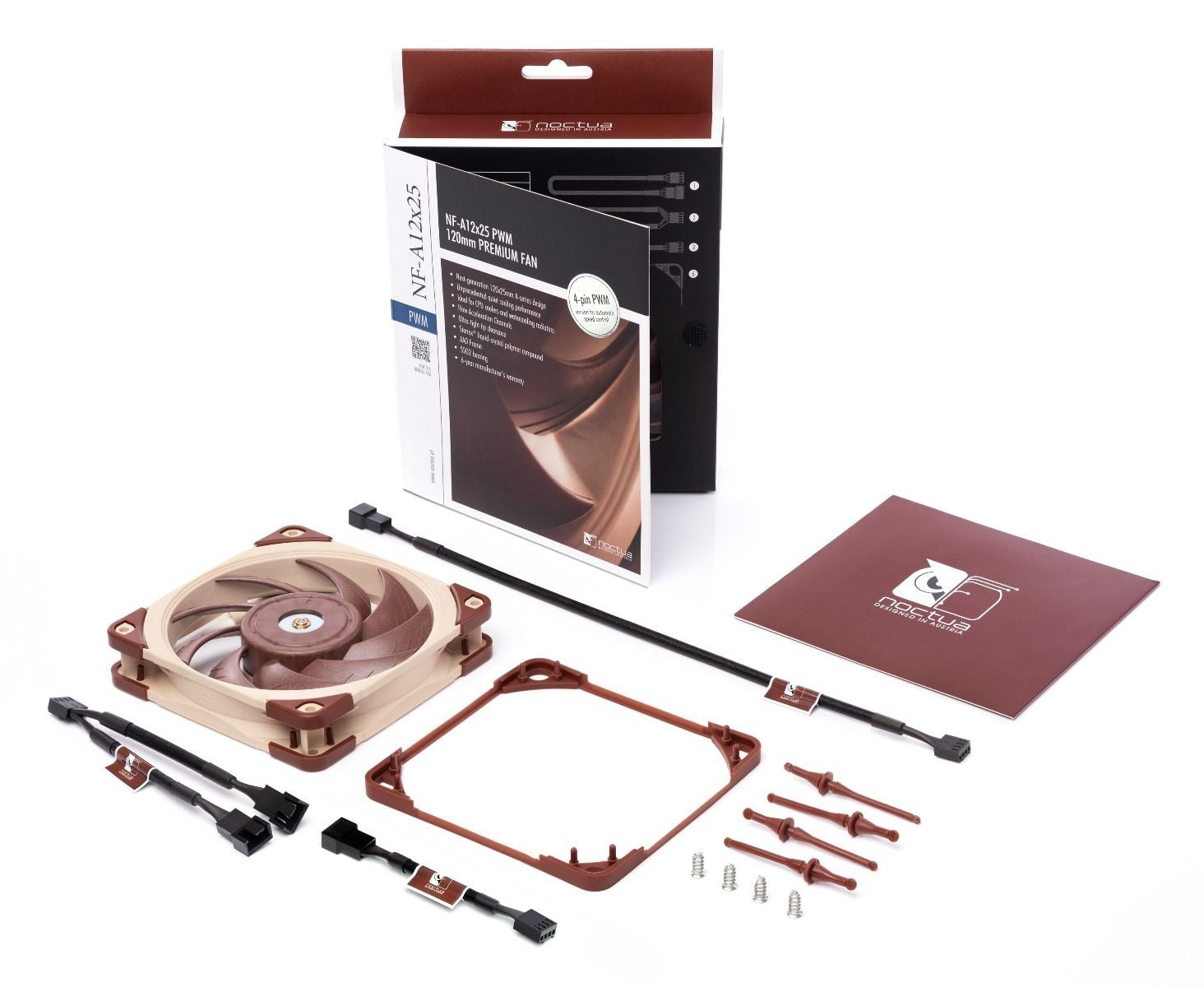 Noctua NF-A12x25 120mm PWM Premium Quiet Cooling Fan - High Performance PC Case & CPU Cooler for Gaming & Workstations