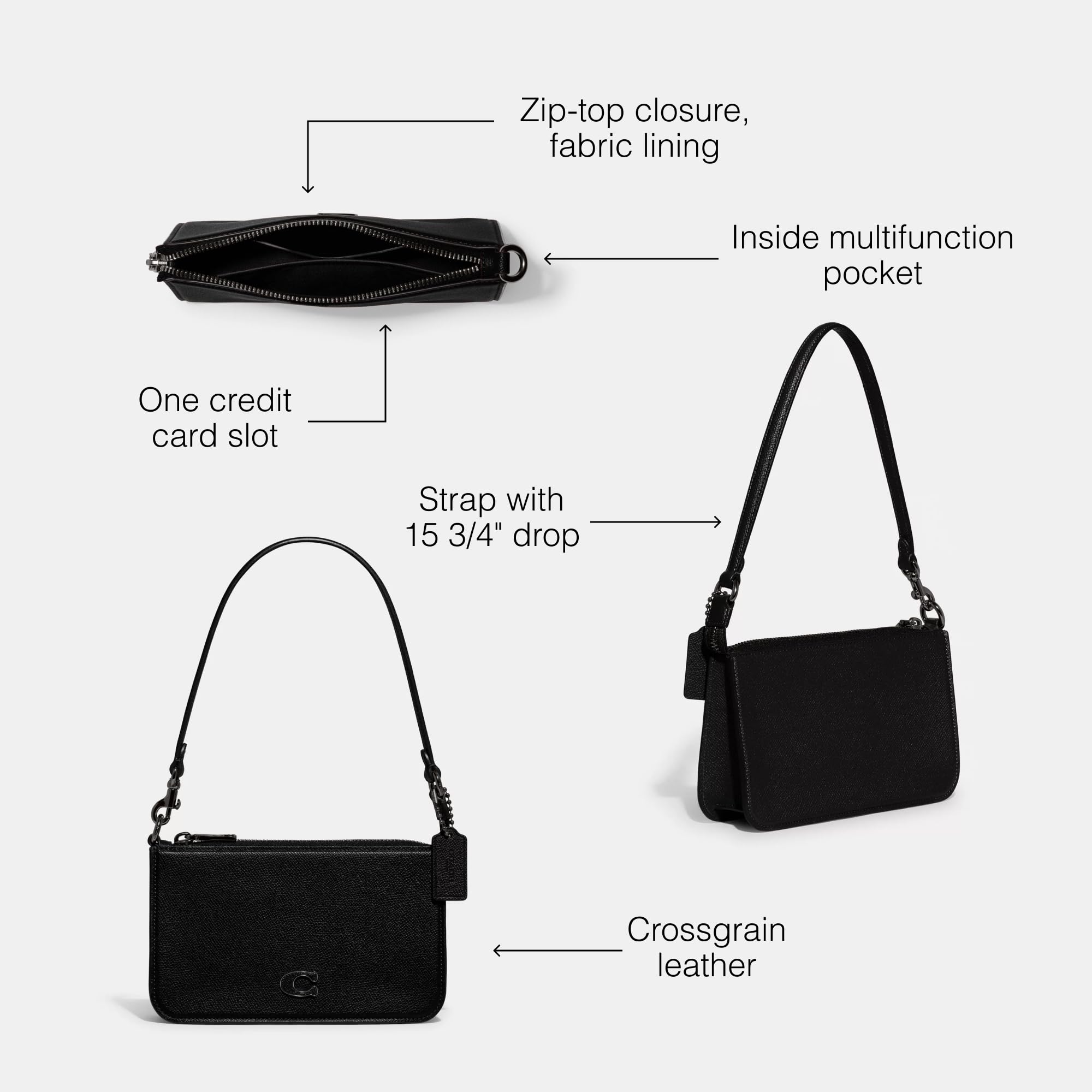 Coach Unisex Crossbody Pouch Bag - Stylish & Compact for Everyday Essentials | Perfect for Travel, Work & Casual Outings