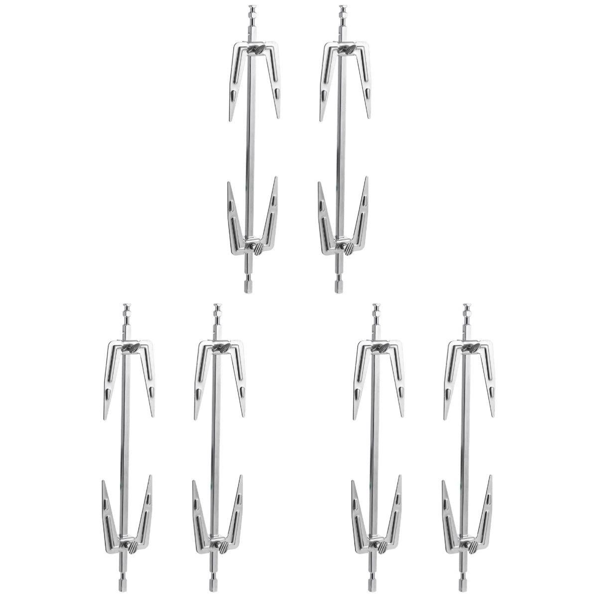 BESTonZON 6-Piece Stainless Steel Air Fryer Forks Set - Grill Rotisserie Forks for Chicken, Fish, and Meat - Perfect for Air Fryer, Oven, and BBQ Cooking