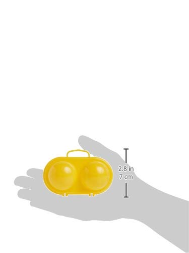 Egg Holder for 2 Eggs - Compact Kitchen Organizer for Refrigerator or Countertop - Perfect for Breakfast Meal Prep & Space Saving Storage
