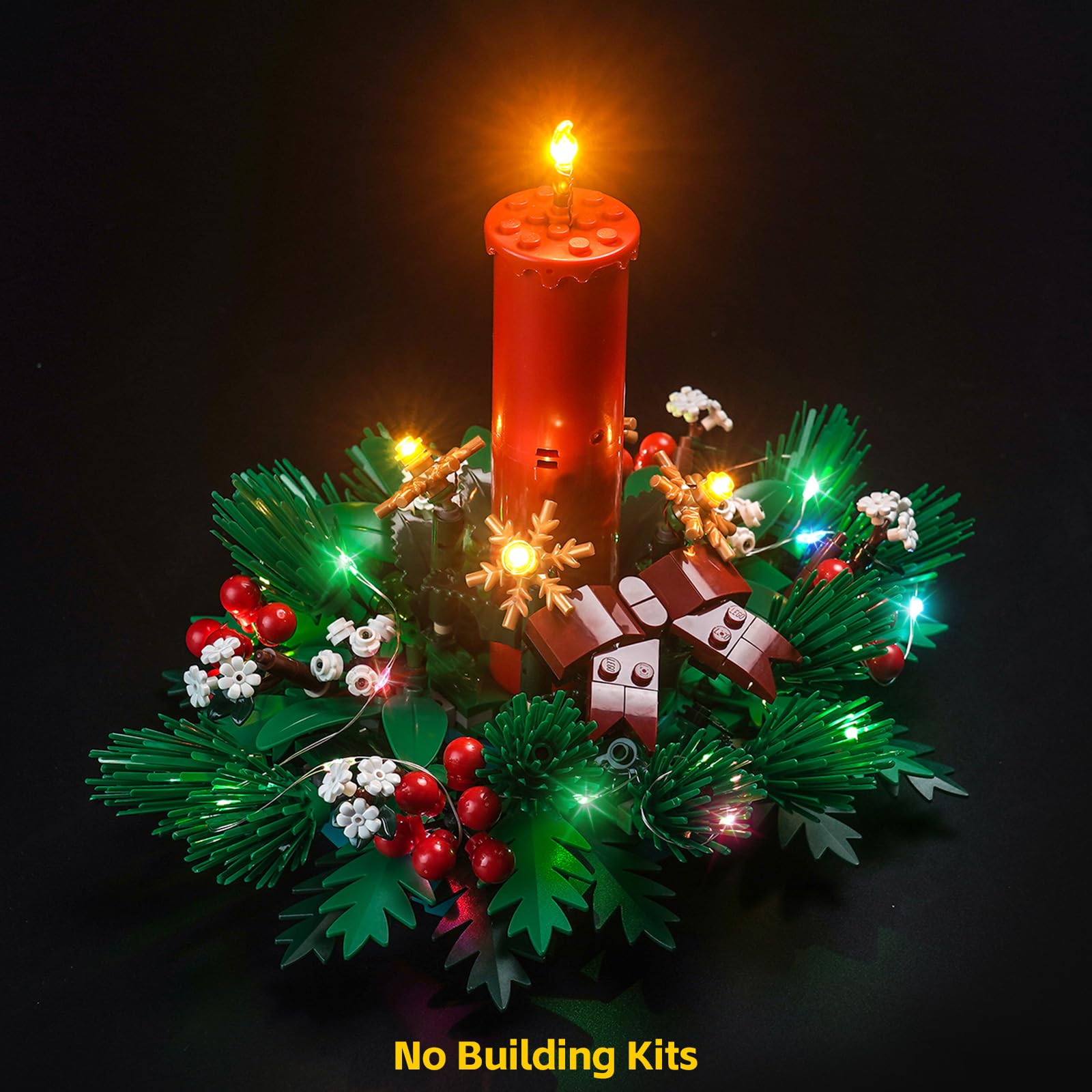 BrickBling LED Light Kit for Lego Christmas Table Decoration (Compatible with 40743) - Decorative Lighting Set for Holiday Toys | Perfect for Christmas Tree, Home Decor, and Festive Gift Giving