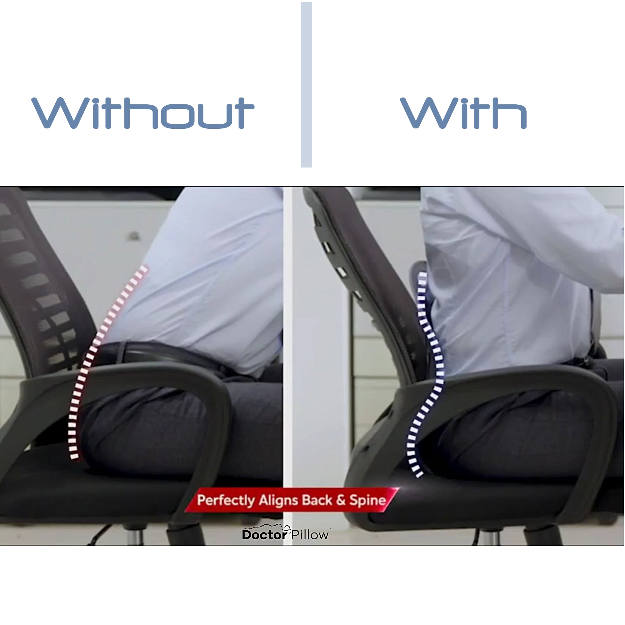 Posture Pro Ergonomic Lumbar Support Chair - Premium Back Pain Relief for Office & Home - Now $99.99 (Reg $199.99) - Perfect for Desk Workers & Gamers