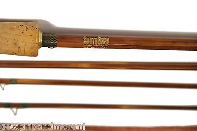Vintage MINT South Bend 59 9' 4-Piece Split Bamboo Fly Fishing Rod - Unused Classic 1945-1950 Model | Perfect for Trout & Salmon Fishing in Rivers & Streams