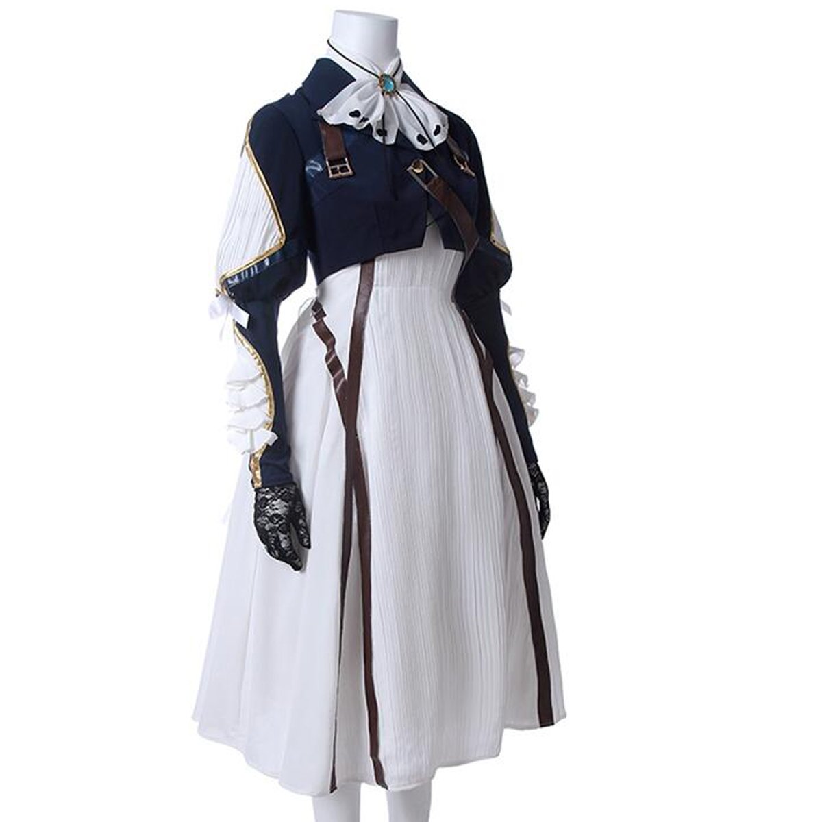 Violet Evergarden Anime Cosplay Dress - Elegant Maid Costume for Halloween, Cosplay Parties & Anime Conventions | Perfect for Roleplay & Themed Events