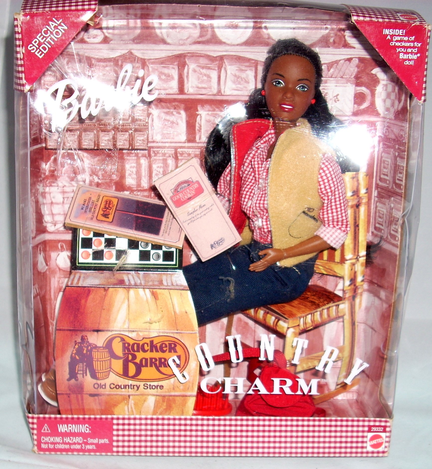 Barbie Country Charm Cracker Barrel African American Doll - Collectible Fashion Doll for Kids & Adults - Perfect for Playtime, Gift Giving & Display Collections