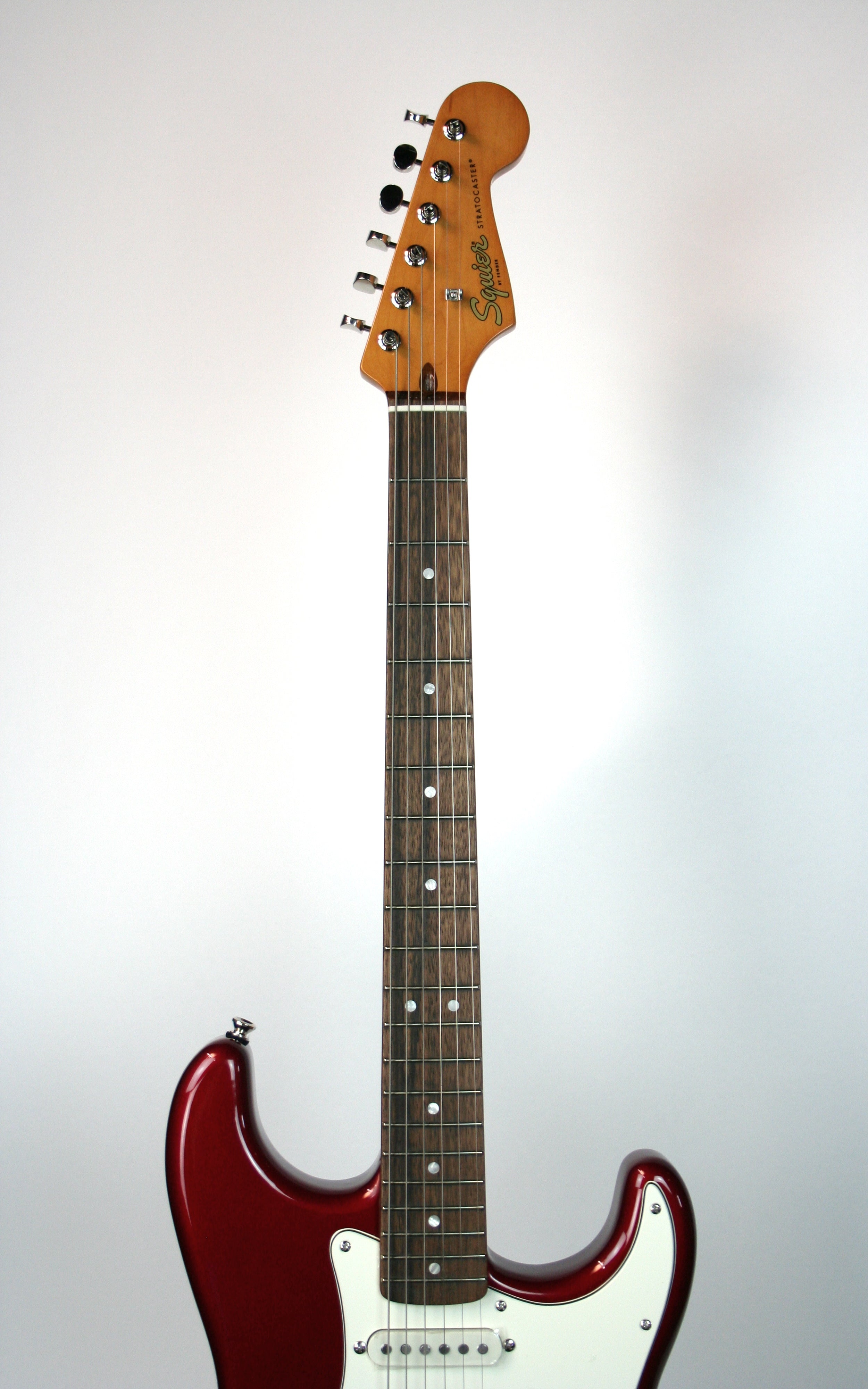 Squier Classic Vibe '60s Stratocaster Electric Guitar - Candy Apple Red Finish | Vintage-Inspired Design for Rock, Blues & Stage Performance