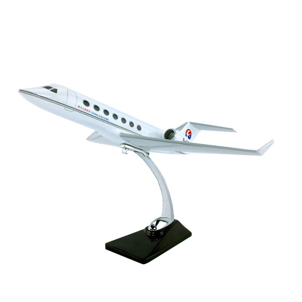 Gulfstream G550 11.8 Inch Aviation Alloy Model Private Jet with Display Stand - Premium Adult Collectible & Home Office Decor for Aviation Enthusiasts & Business Gifts