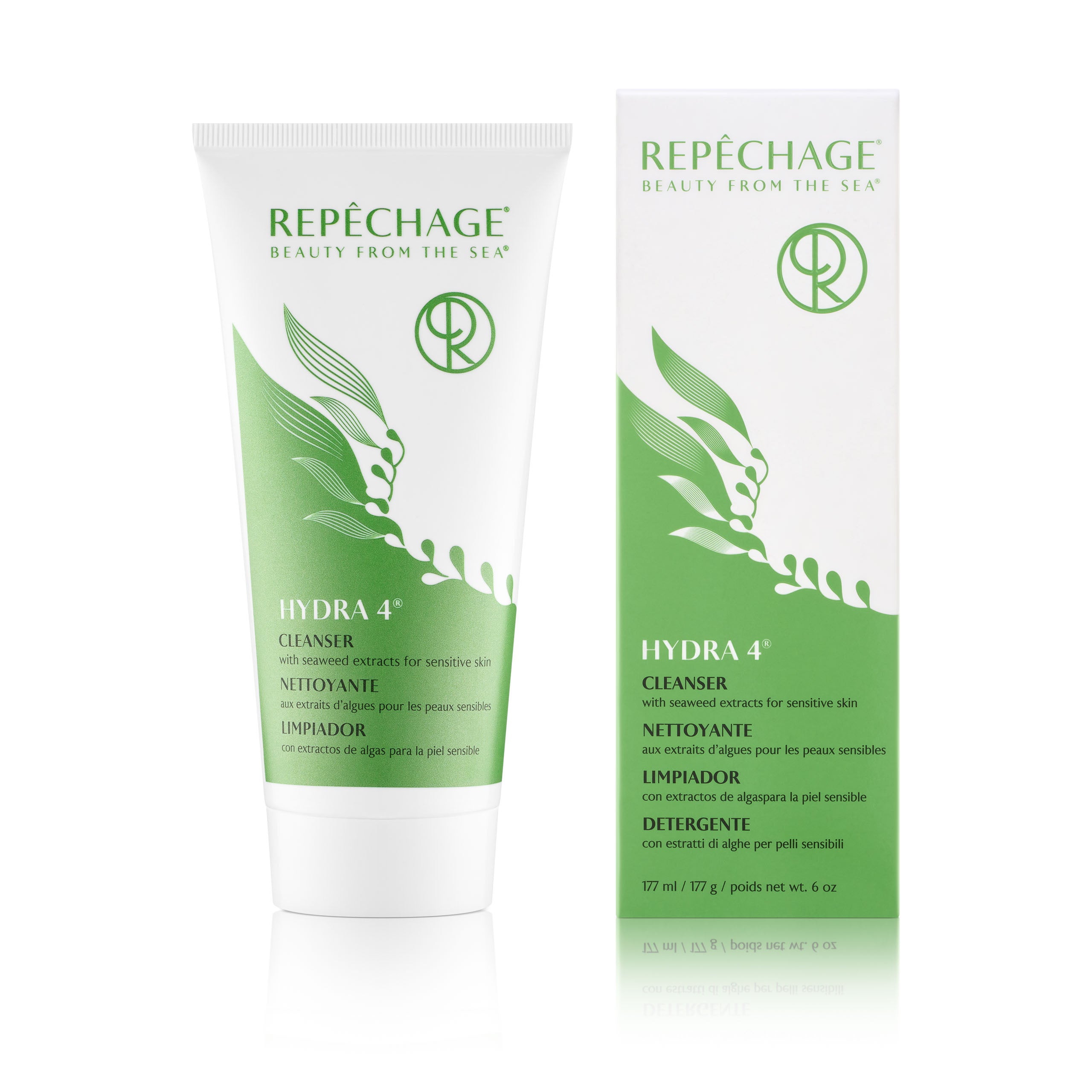 Hydra 4® Facial Cleanser - Gentle Foaming Face Wash for All Skin Types | Deep Cleansing & Hydrating | Perfect for Daily Skincare Routine & Makeup Removal