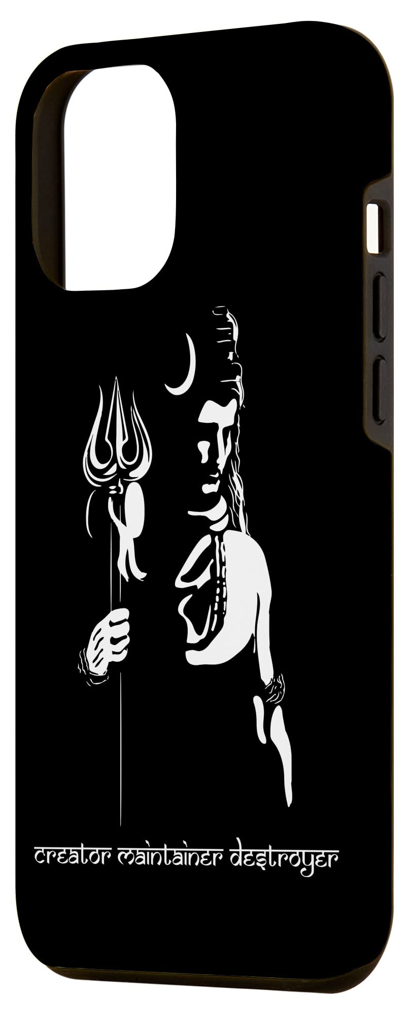 iPhone 12 Pro Max Case - Lord Shiva Design | Premium Protective Phone Cover for iPhone 12 Pro Max | Perfect for Spiritual Protection & Daily Use