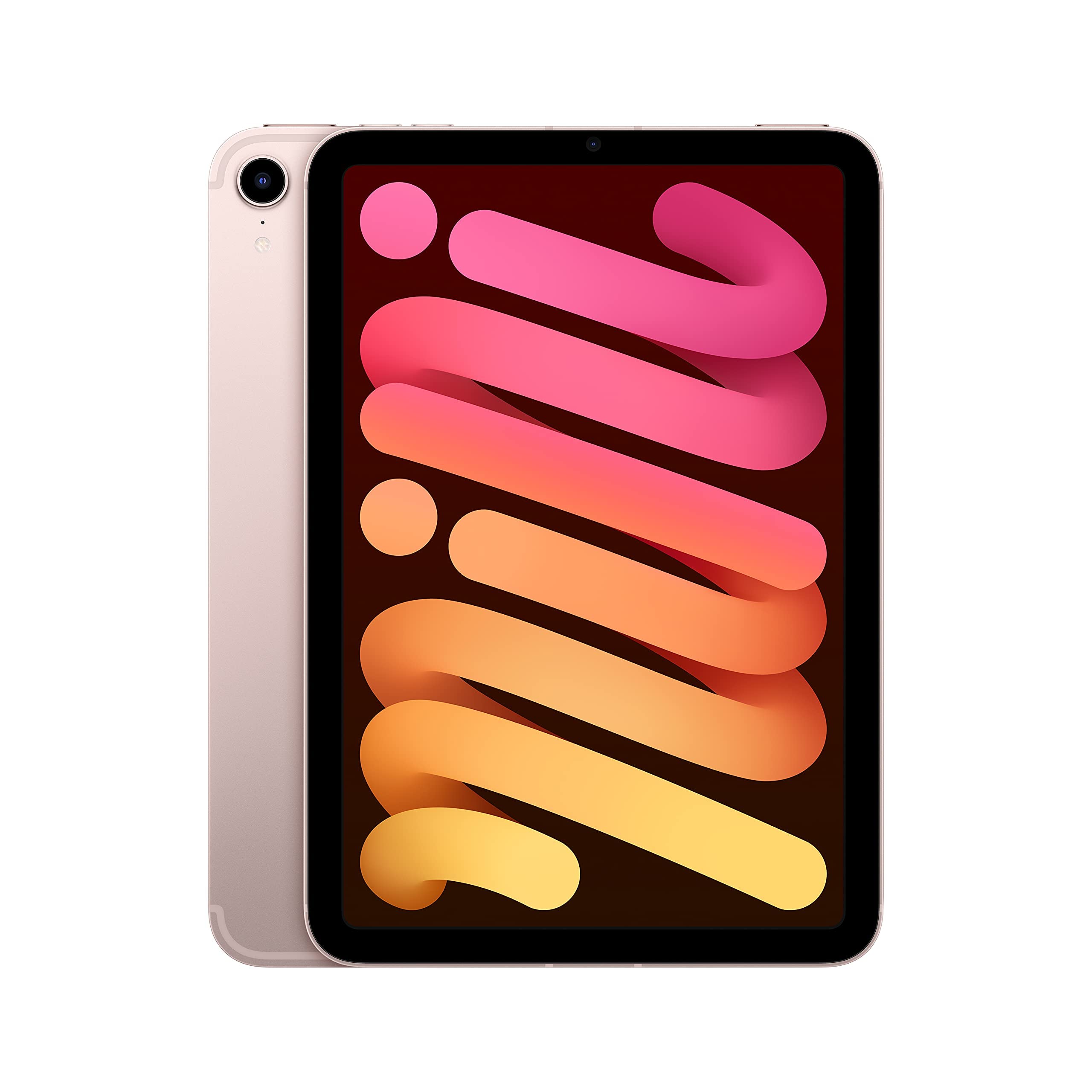 2021 Apple iPad Mini (Wi-Fi + Cellular, 256GB) - Pink (Renewed) | Portable Tablet for Work, Study & Entertainment | Compact Design with A15 Bionic Chip