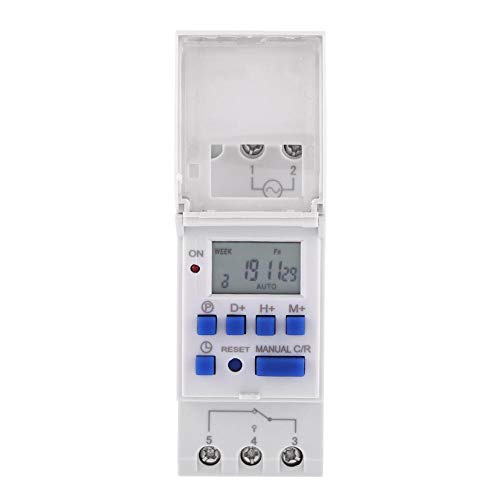 15A Digital Timer Switch - 7 Day Programmable LCD Relay Timer for Lamps, Fans & TV (12V) | Perfect for Home Automation & Energy Saving