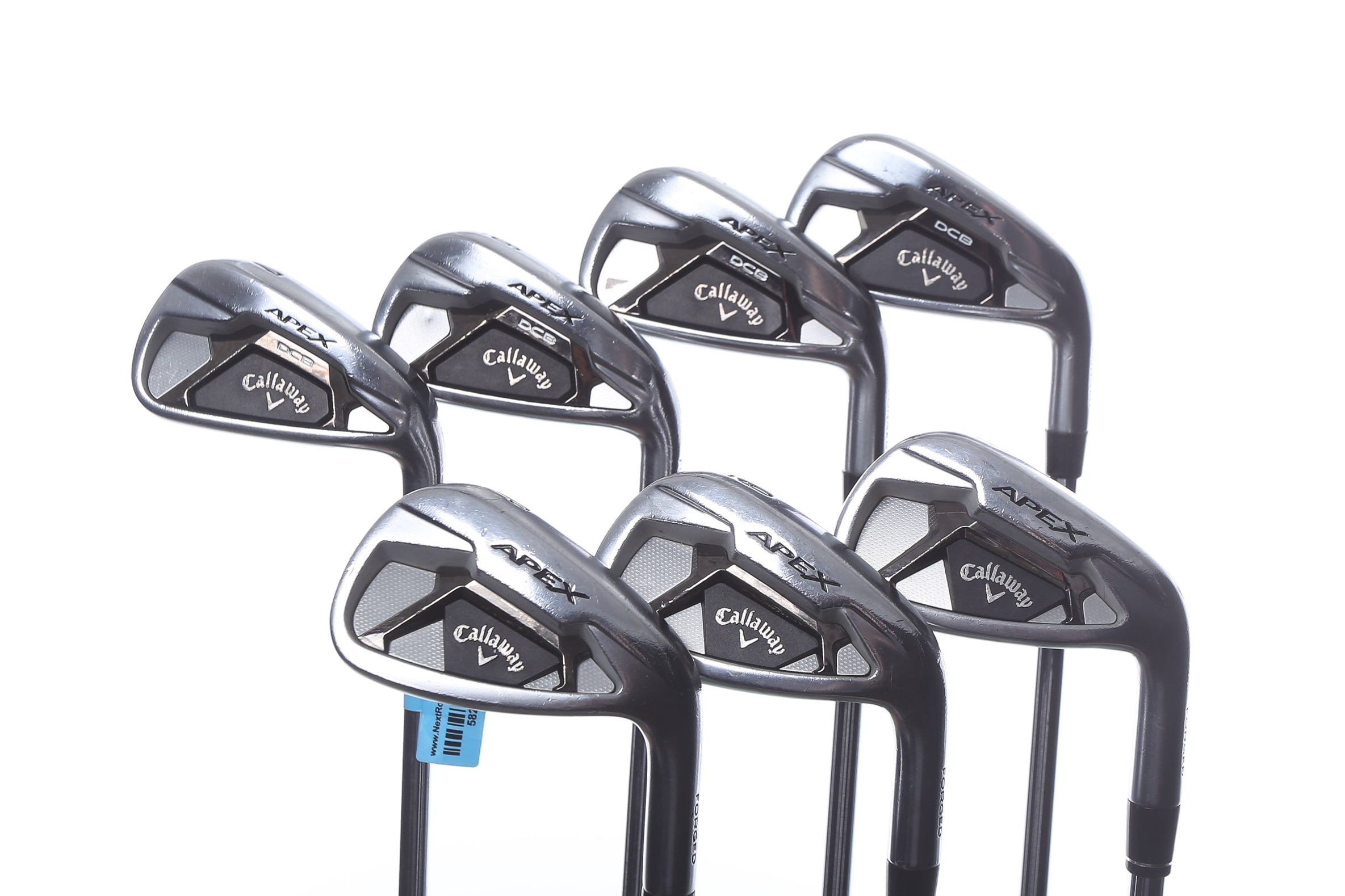 Used Callaway Apex 21 & Apex DCB Combo Iron Set - Right Handed 4-PW Stiff Flex Golf Clubs for Men - Perfect for Mid-Handicap Players on the Course