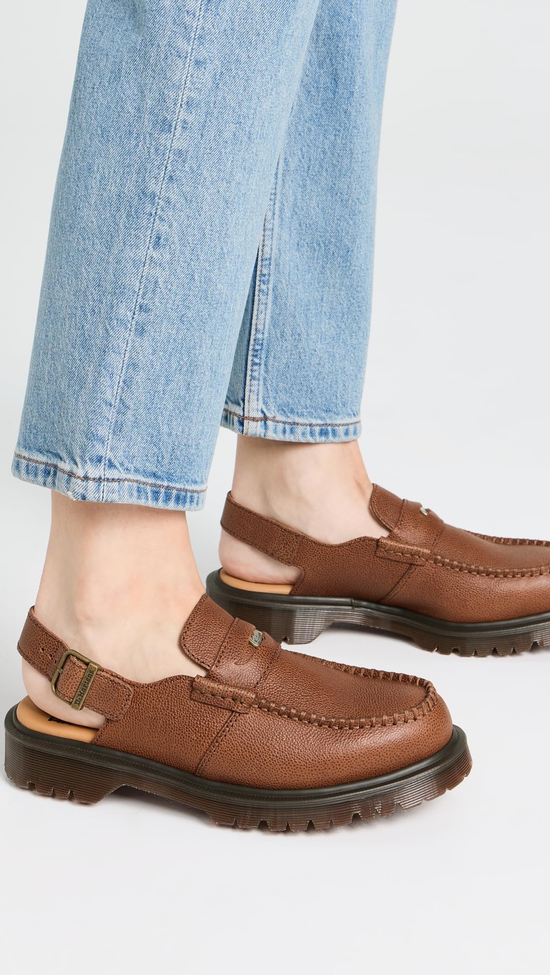 Dr. Martens Penton Slingback Loafers - Comfortable Women's Slip-On Shoes for Work, Office & Casual Wear | Premium Leather & Cushioned Footbed