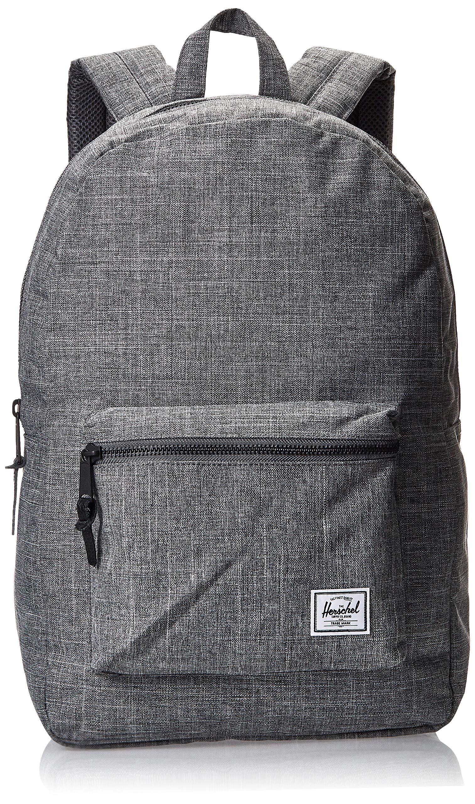 Herschel Settlement Backpack - 23L Classic Laptop Backpack for Men & Women, Water-Resistant Raven Crosshatch Design - Perfect for Travel, Work & School