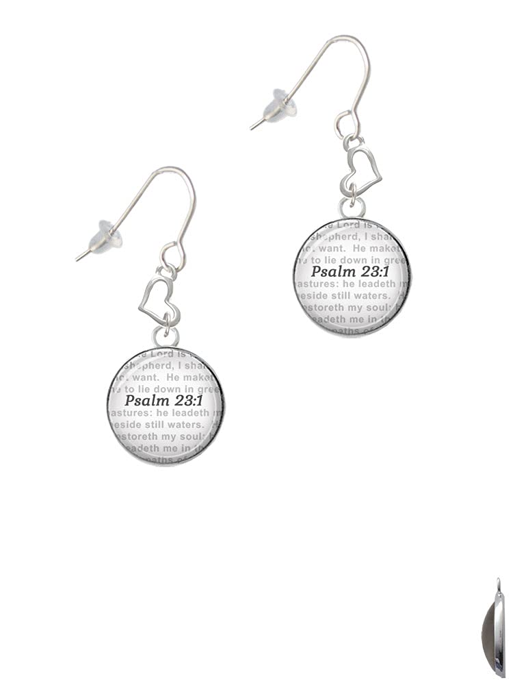 Silver Heart French Earrings - Elegant Jewelry for Daily Wear