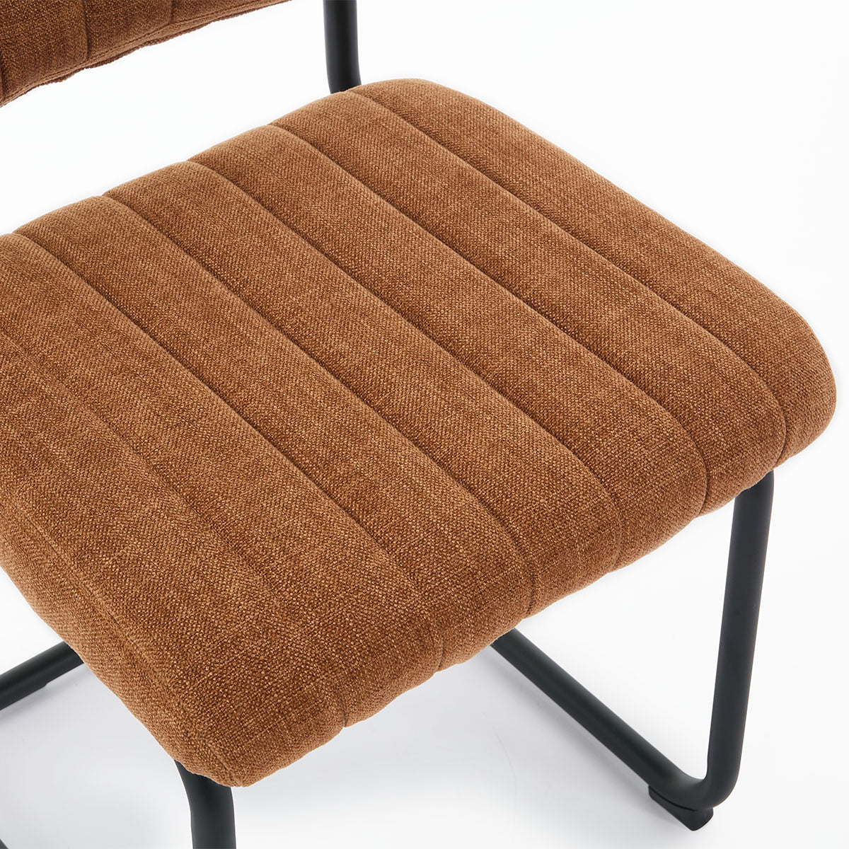 Premium Blake Fabric Dining Chair - Comfortable & Stylish Upholstered Seat for Kitchen, Dining Room, or Home Office - Modern Home Furniture with Durable Fabric & Sturdy Wooden Legs