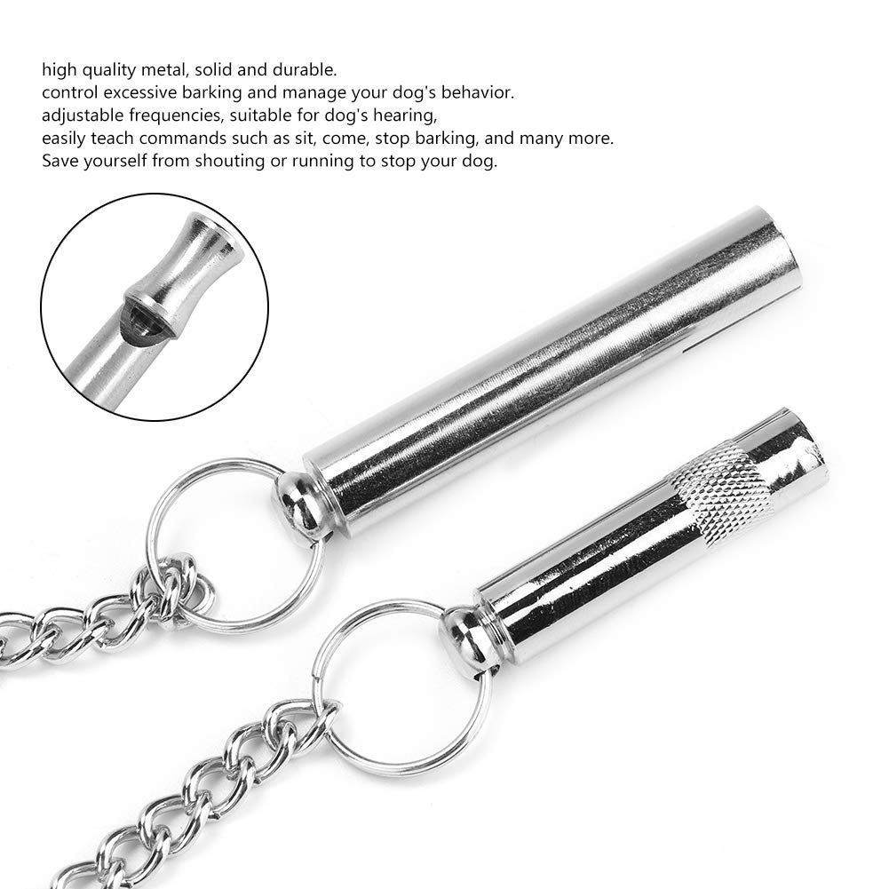 Adjustable Portable Dog Training Whistle for Bark Control - Professional Pet Trainer Tool for Obedience & Behavior Training - Perfect for Outdoor Hiking, Park Visits & Home Use