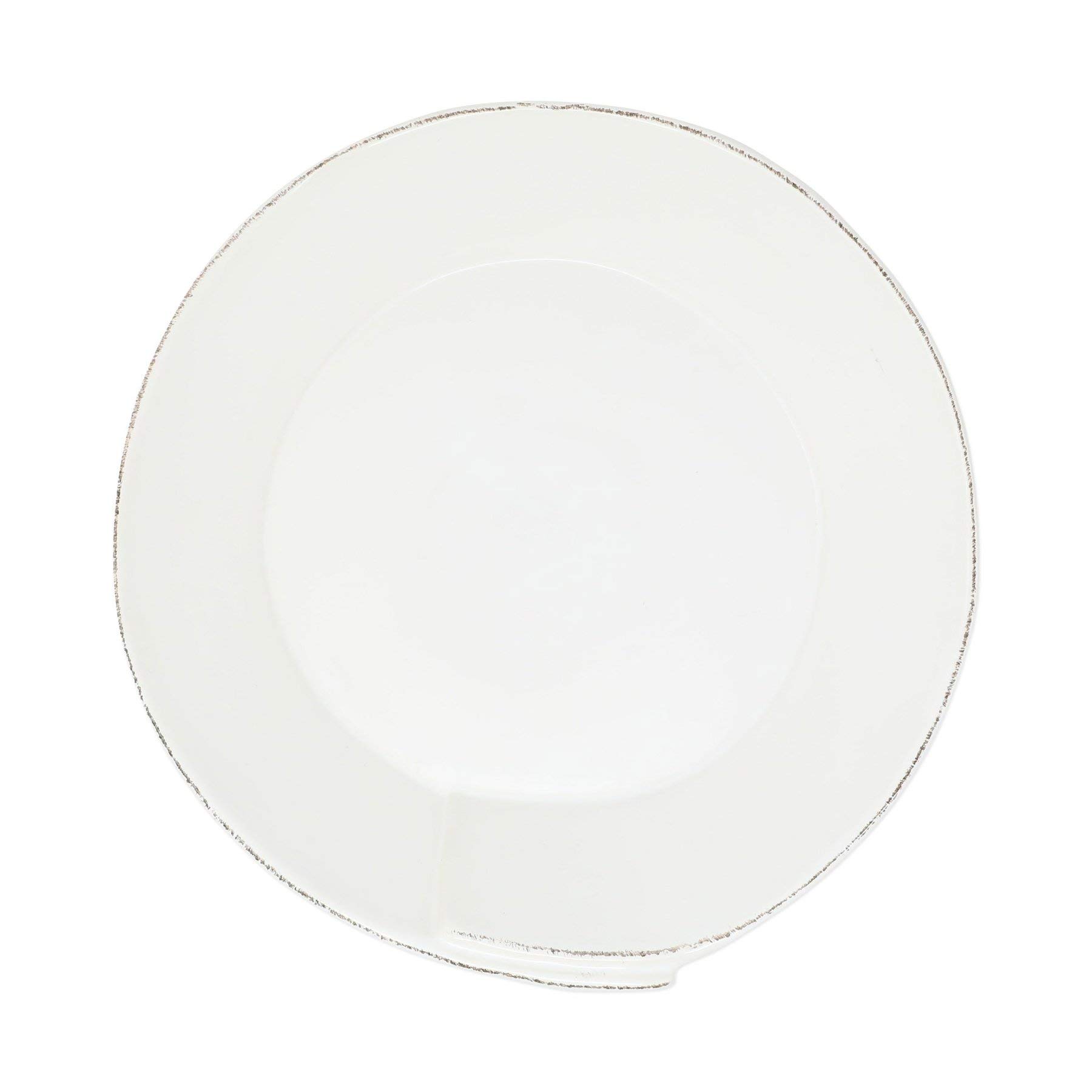 Vietri Lastra White Medium Shallow Serving Bowl - 10