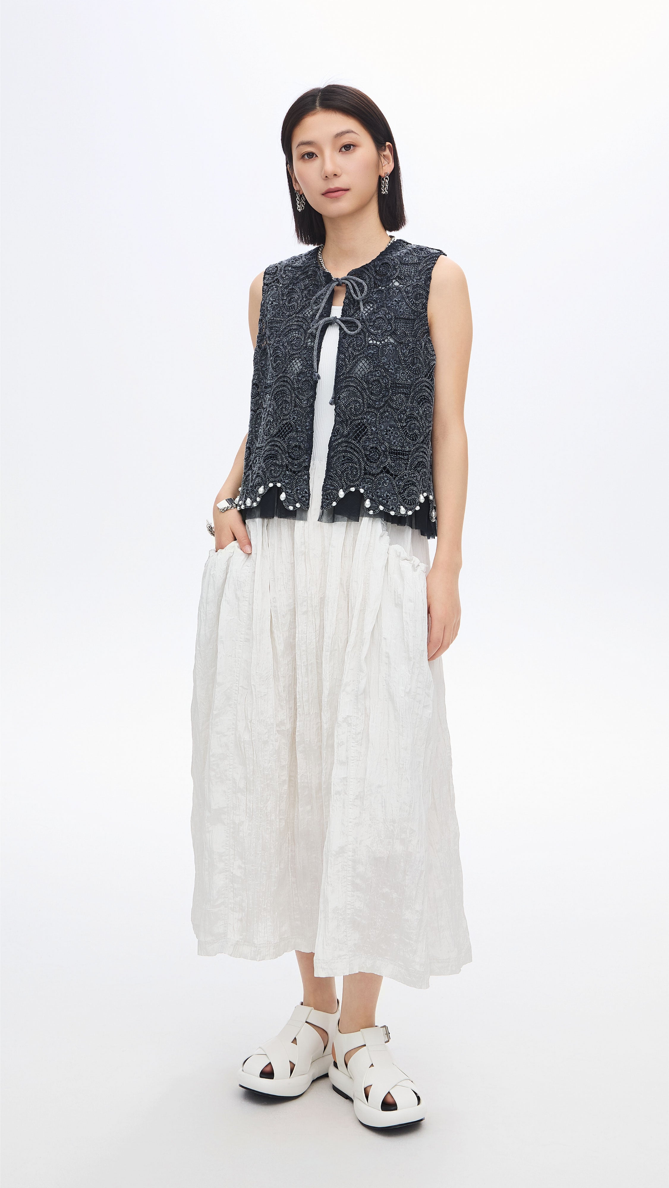 Stylish Nylon Patch Knit Dress for Women - Trendy Casual & Party Wear - Perfect for Office, Date Night & Special Occasions