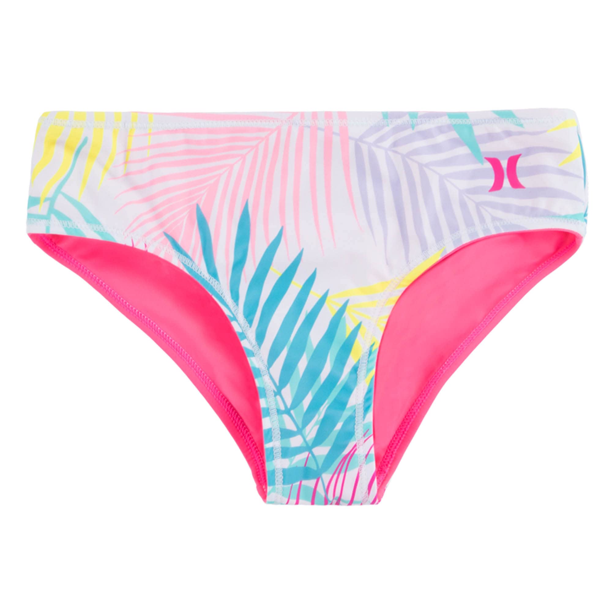 Hurley Girls' Long Sleeve Rash Guard Swimsuit UPF 50+ Sun Protection - Perfect for Surfing, Swimming & Beach Activities