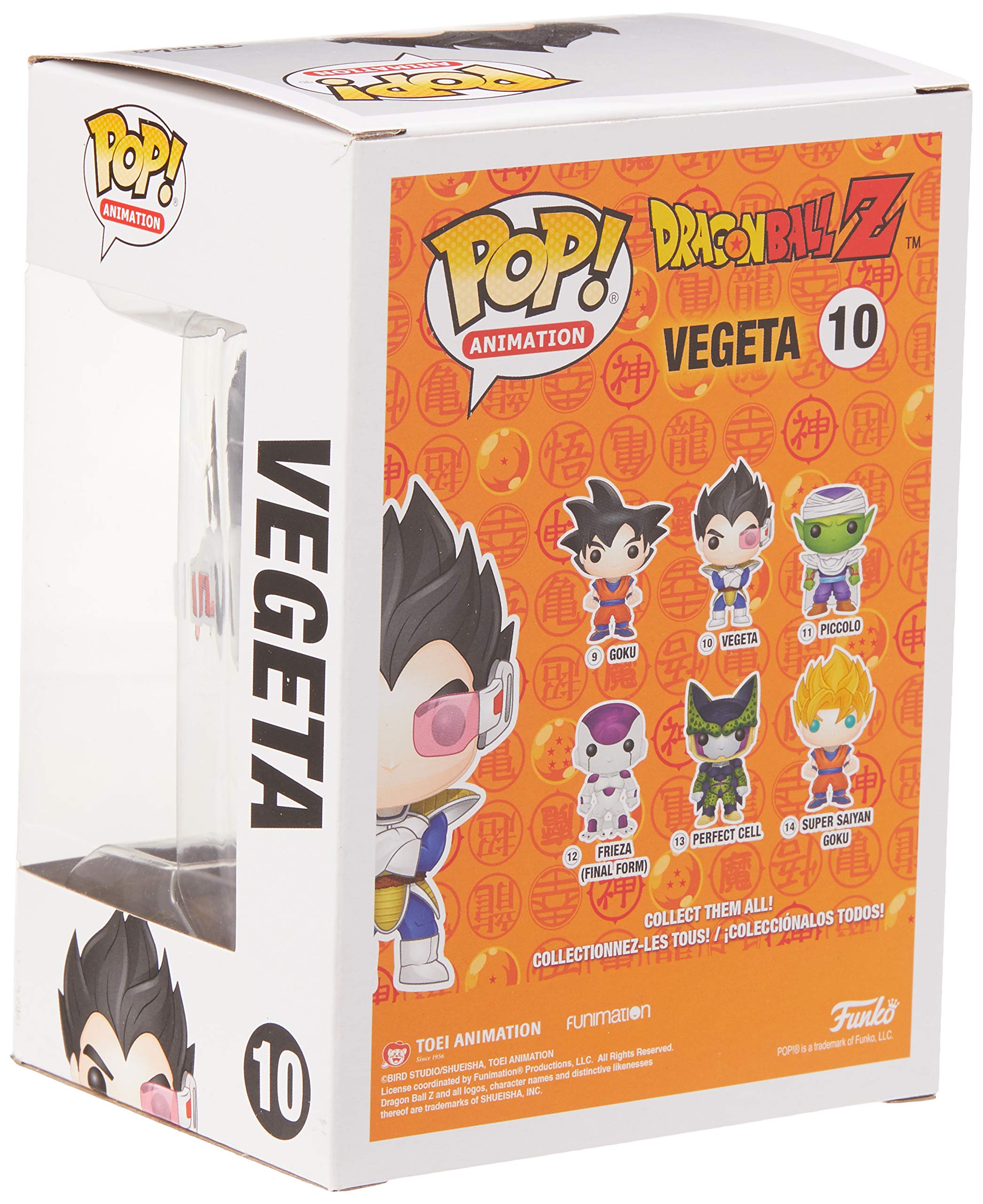 Dragon Ball Z Vegeta #10 Funko Pop Vinyl Figure Collectible Toy - Anime Action Figure for Display, Gifts, and DBZ Fans Collection