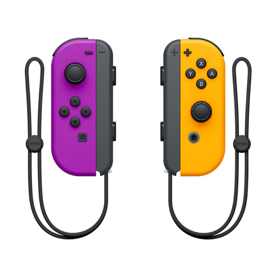 Original Nintendo Joy-Con (L/R) Wireless Controllers for Switch - Neon Red/Blue - Perfect for Multiplayer Gaming & Motion Controls