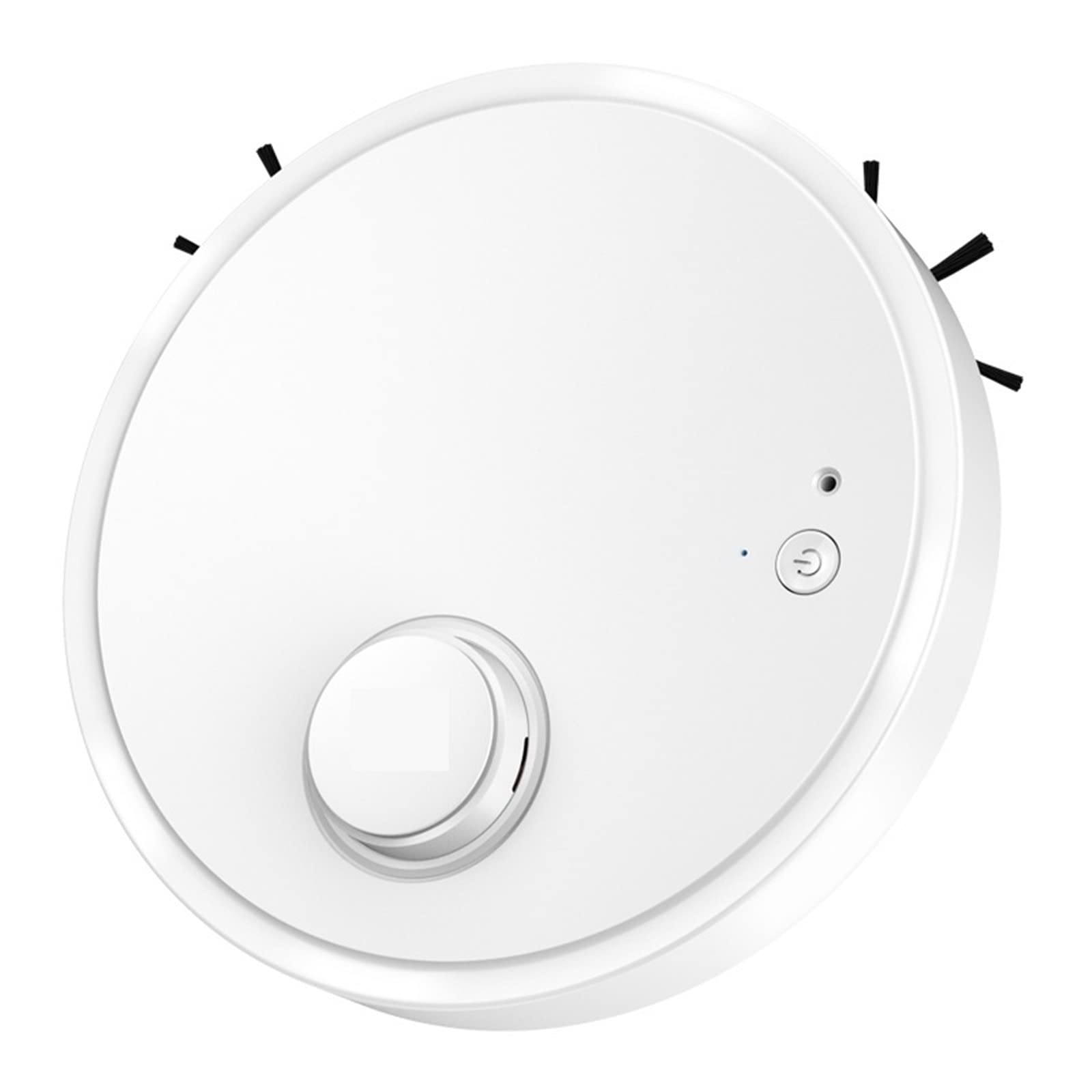 Smart Robot Vacuum Cleaner with 3-in-1 Wet & Dry Mopping - Ultra-Thin Wireless Automatic Cleaning for Hardwood Floors & Carpets - White | Ideal for Smart Homes & Pet Hair Removal
