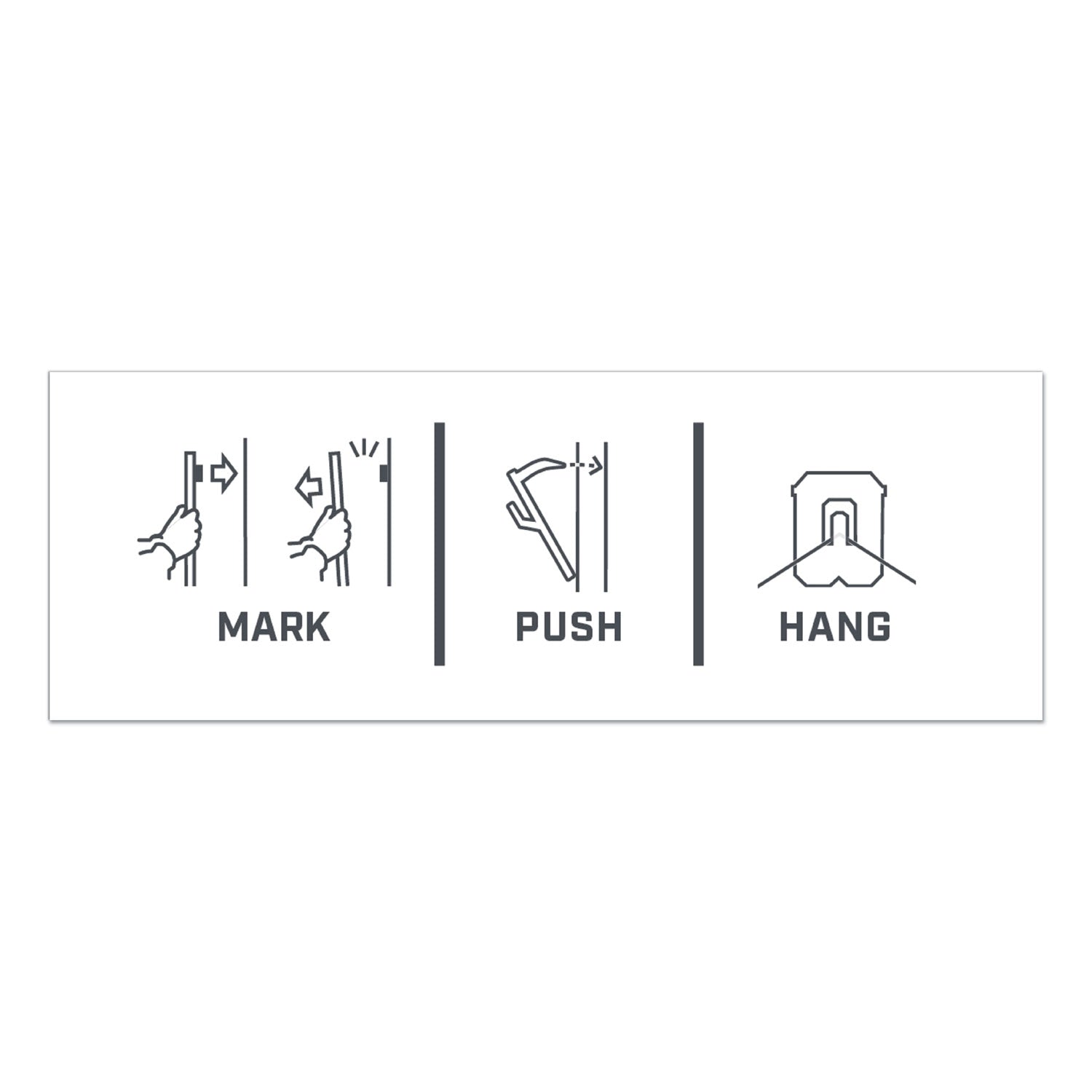 3M™ Claw Drywall Picture Hanger - Stainless Steel Hooks with 25 lb Weight Capacity - Includes 4 Hooks & 4 Spot Markers - Perfect for Hanging Frames, Mirrors & Home Decor Without Nails