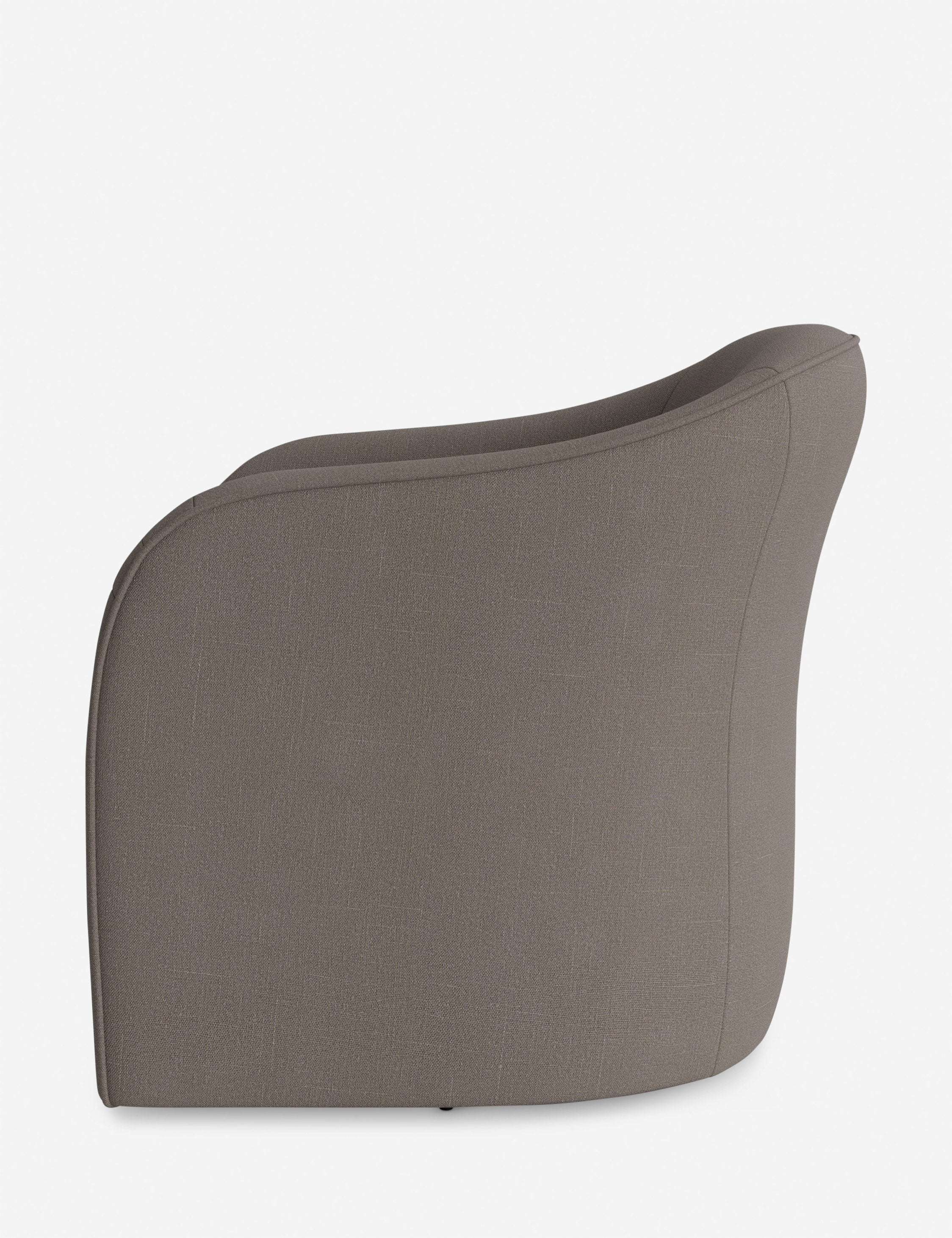 Faro Swivel Chair by DISC Interiors - Modern Rotating Accent Chair for Living Room, Office or Lounge - Comfortable 360-Degree Swivel Base with Upholstered Seat