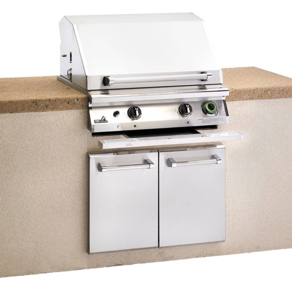 PGS Legacy Newport S27T 30 Inch Built-In Gas Grill with Timer - Premium Outdoor BBQ Grill for Backyard, Patio, and Tailgating Parties