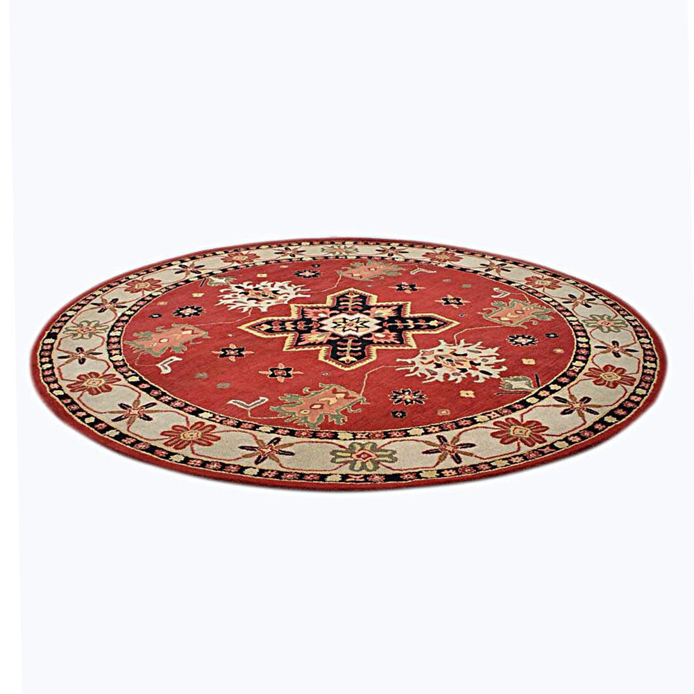 Handmade Sarugh Hand Tufted Wool Rug - Soft & Durable Persian-Style Area Rug for Living Room, Bedroom, or Office Decor