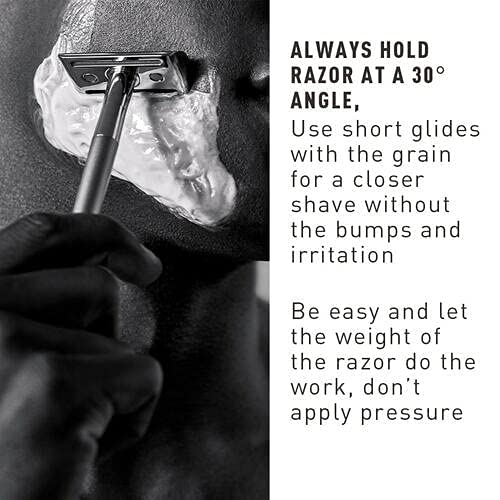 Premium Bevel Men's Safety Razor Shaving Kit - Double Edge Razor, Vegan Shaving Brush & Stand | Perfect for Wet Shaving, Travel & Gifts for Him