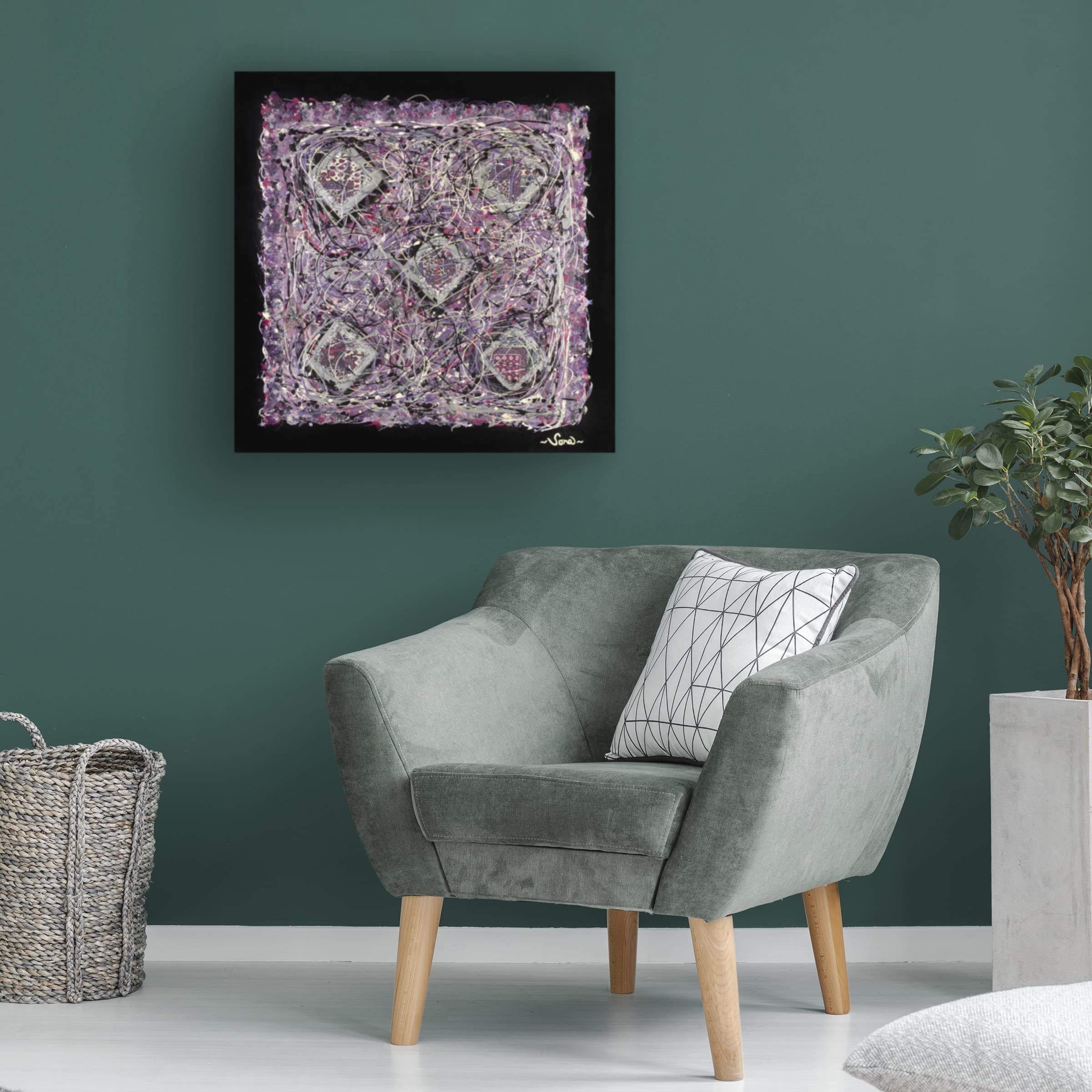 Trademark Fine Art 'Enigma of Euryphreasa' Canvas Wall Art by Sona - Premium Gallery Wrapped Painting for Living Room, Bedroom & Office Decor