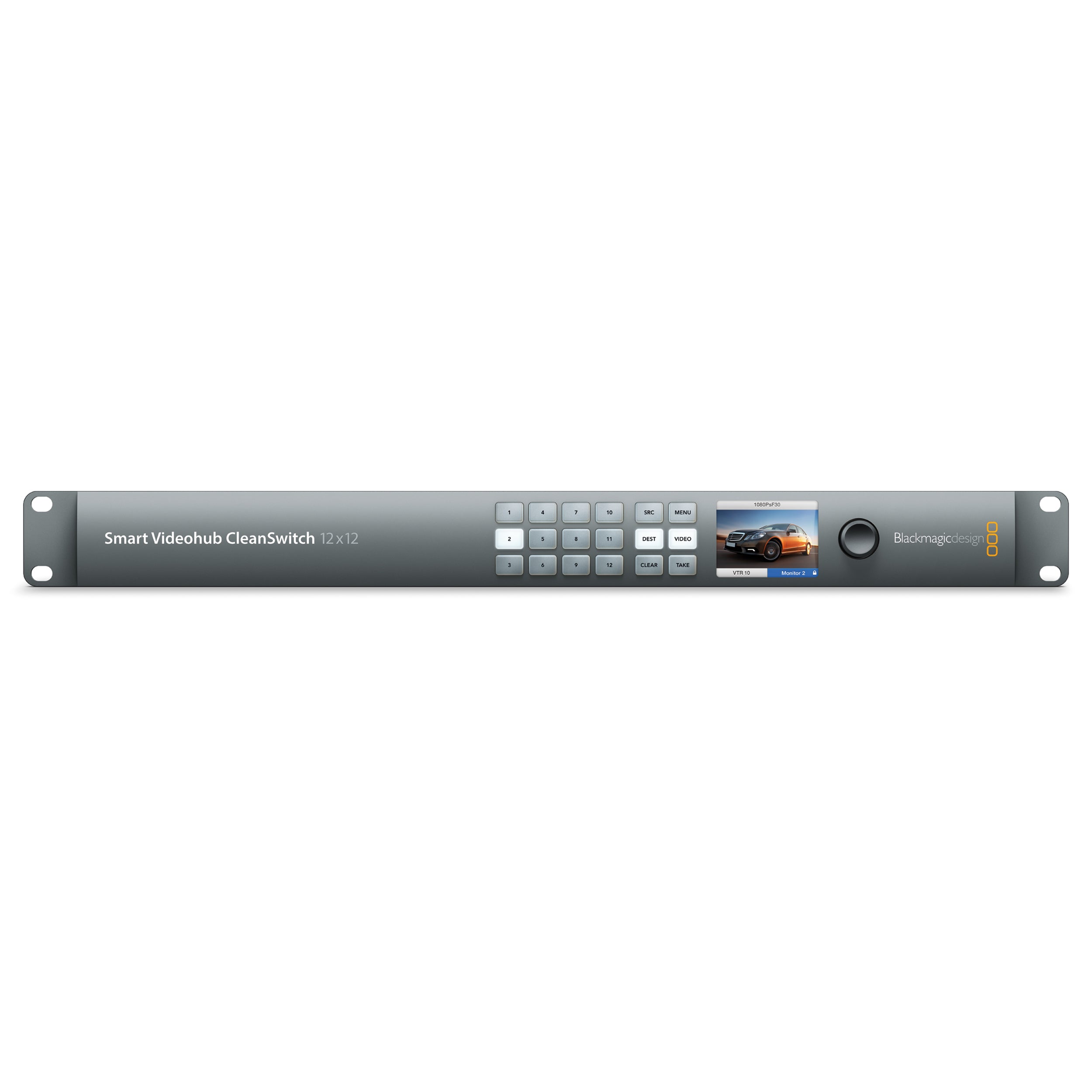 Blackmagic Design Videohub Smart CleanSwitch 12x12 Professional Video Router - Special Order for Broadcast Studios & Live Production