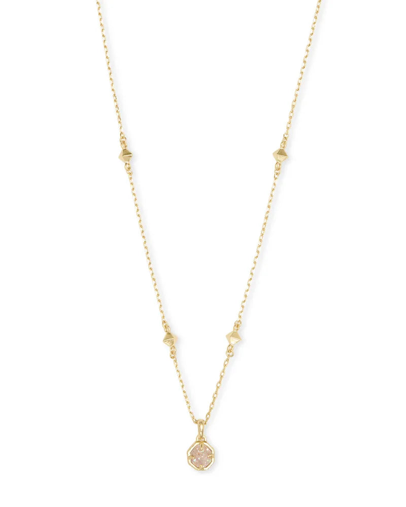 Kendra Nola Pendant Necklace for Women - Elegant Gold Plated Jewelry Gift for Her - Perfect for Parties, Weddings & Everyday Wear