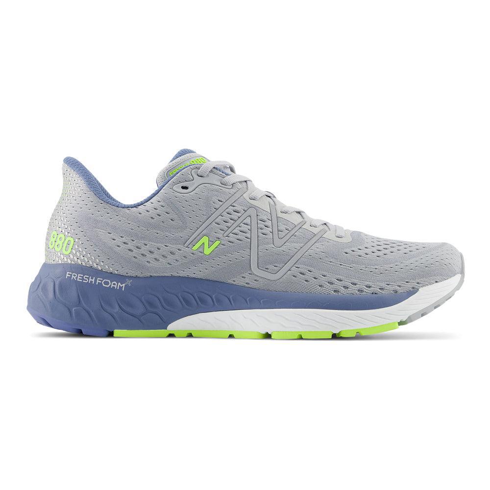 New Balance Fresh Foam X 880v13 Running Shoes for Men - Aluminum Grey/Mercury Blue - Size 15 D Medium - Cushioned Comfort for Long Distance Running & Daily Training