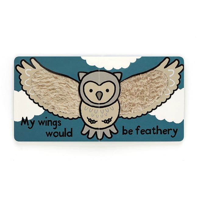 Jellycat If I Were An Owl Board Book - Soft Plush Animal Storybook for Babies & Toddlers | Perfect for Bedtime Reading, Baby Showers & Early Learning