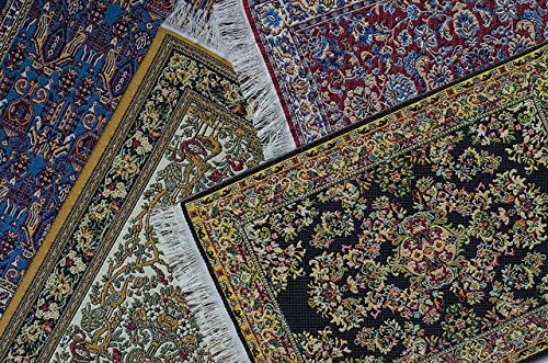 Premium Oriental Carpet Woven Fabric Mouse Pad - Ergonomic Hereke Design Computer Mousepad for Office & Gaming - Home & Workspace Essential