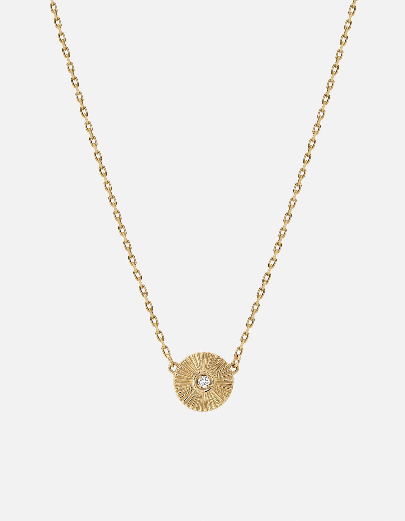 Polished 14k Gold/Pave
