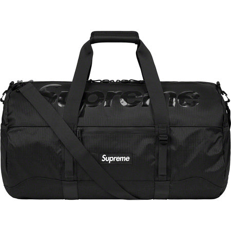 Supreme 50th Anniversary Duffle Bag - Large Black Gym Bag for Men & Women - Perfect for Travel, Sports, Gym & Weekend Getaways