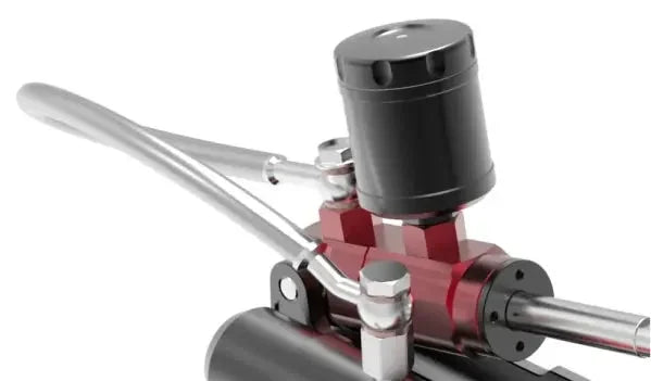 SIMAGIC P2000 Racing Pedals - High-Performance Brake Pedal with Red Pistons for Sim Racing Enthusiasts | Perfect for PC, PS5, and Xbox Racing Games