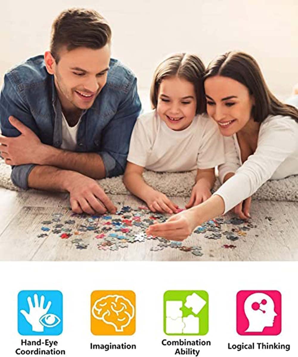 1000 Piece Wooden Puzzle - One Piece Manga Theme - Educational Toy for Adults & Kids (75x50cm) - Perfect for Family Game Nights, Stress Relief & Home Decor