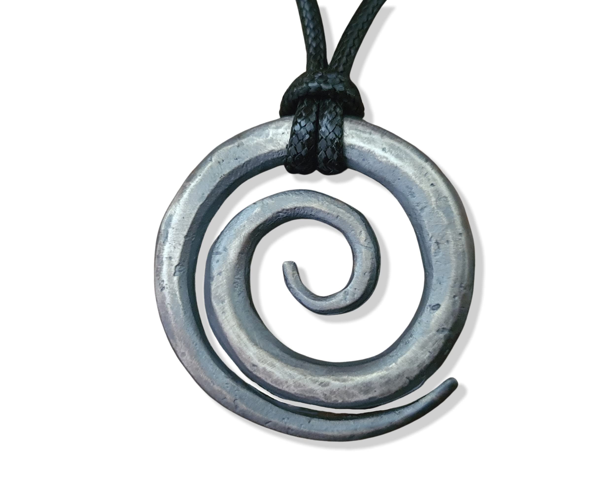Viking Spiral Necklace for Men & Women - 925 Sterling Silver Celtic Eternity Pendant - Norse Jewelry Gift for Birthday, Anniversary & Viking Lovers - Perfect for Cosplay, Historical Reenactment & Everyday Wear