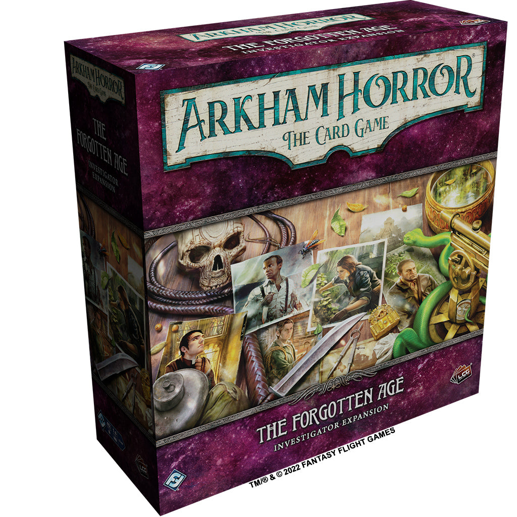 Arkham Horror LCG The Forgotten Age Investigator Expansion - English Edition | Horror Card Game for Adults | Perfect for Game Nights & Horror-Themed Parties